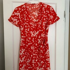 J.Crew mini wrap dress